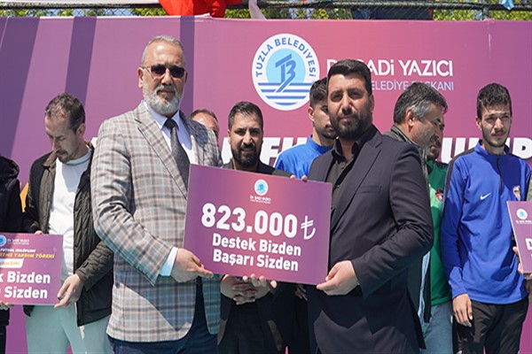 Tuzla Belediyesi’nden amatör spor kulüplerine 823 bin lira destek