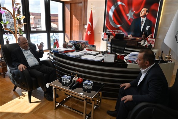 Ümit Özdağ'dan Tanju Özcan'a ziyaret