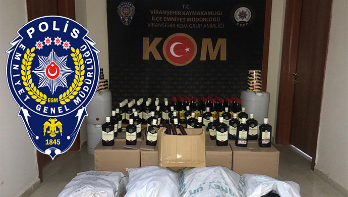 Şanlıurfa Emniyeti kentte sahte içkiye izin vermedi!(Videolu)