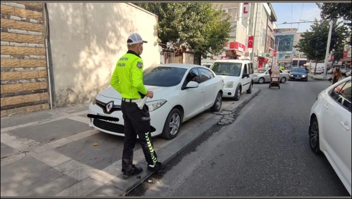 Şanlıurfa Emniyetinden Kapsamlı Kaldırım İşgali Denetimi