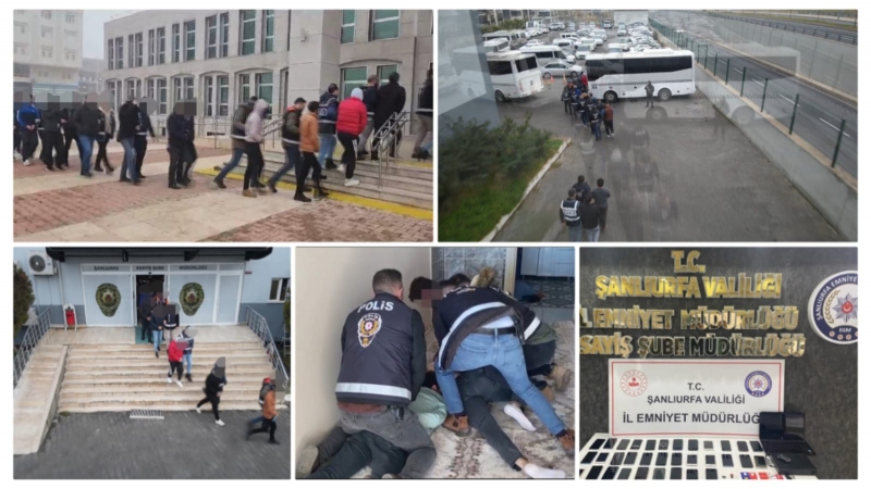 Urfa merkezli dev dolandırıcılık operasyonu:29 şüpheli tutuklandı