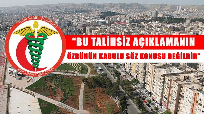 Urfa Tabip Odası Vali’yi istifaya çağırdı