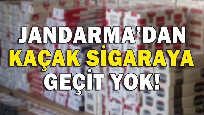 Urfa’da binlerce gümrük kaçağı sigara ele geçirildi