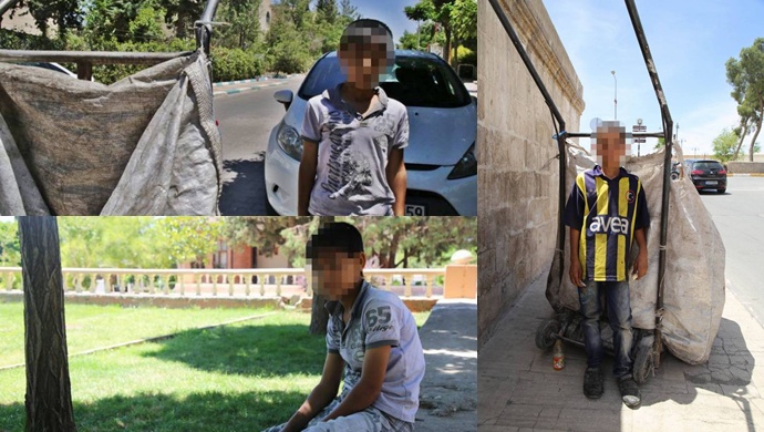 Urfa’da Çöp toplayan çocukların sayıları her geçen gün artıyor 