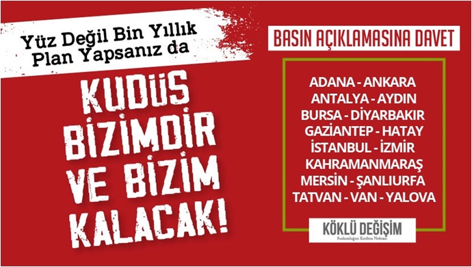 Urfa’da Cuma Günü ABD Projesi ‘Yüzyılın Anlaşması’’ İçin