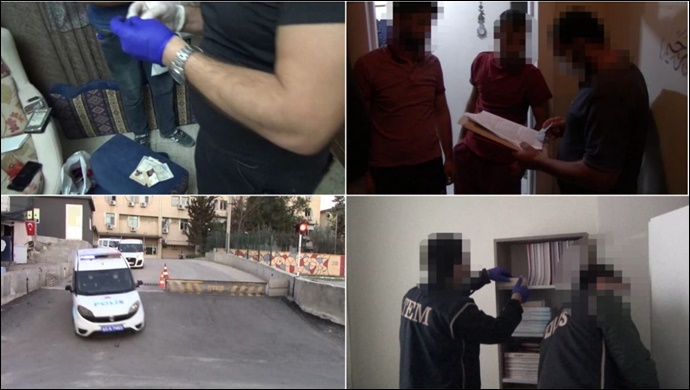 Urfa'da DEAŞ terör Örgütü Operasyonu:5 Gözaltı-(VİDEO)