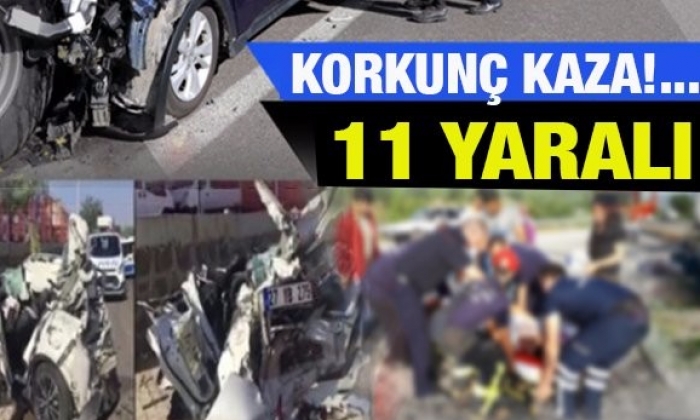 Urfa’da kaza: 11 yaralı