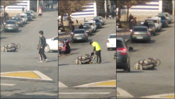 Urfa'da otomobil motosiklete çarptı! 1 kişi yaralandı