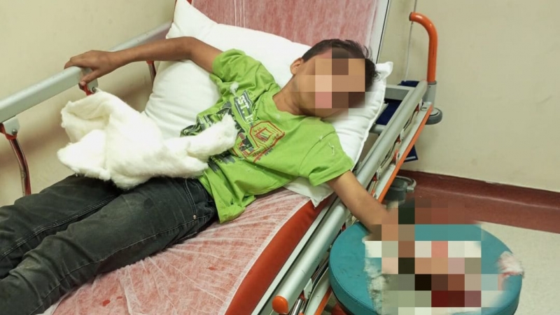 Urfa'da  Parmağına civata sıkıştı: İmdadına itfaiye ekipleri yetişti-(VİDEO)