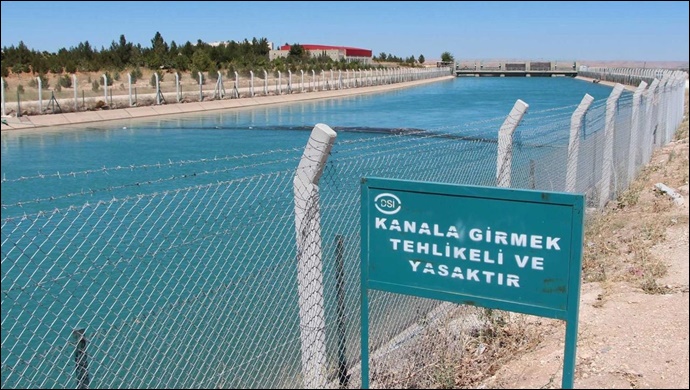 Urfa'da sulama kanalına düşen genç kayboldu