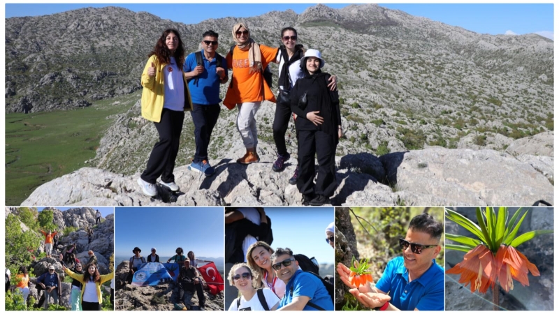 Urfa'dan çıktılar ve 2000 metre tırmanarak Ters Lale'yi keşfettiler
