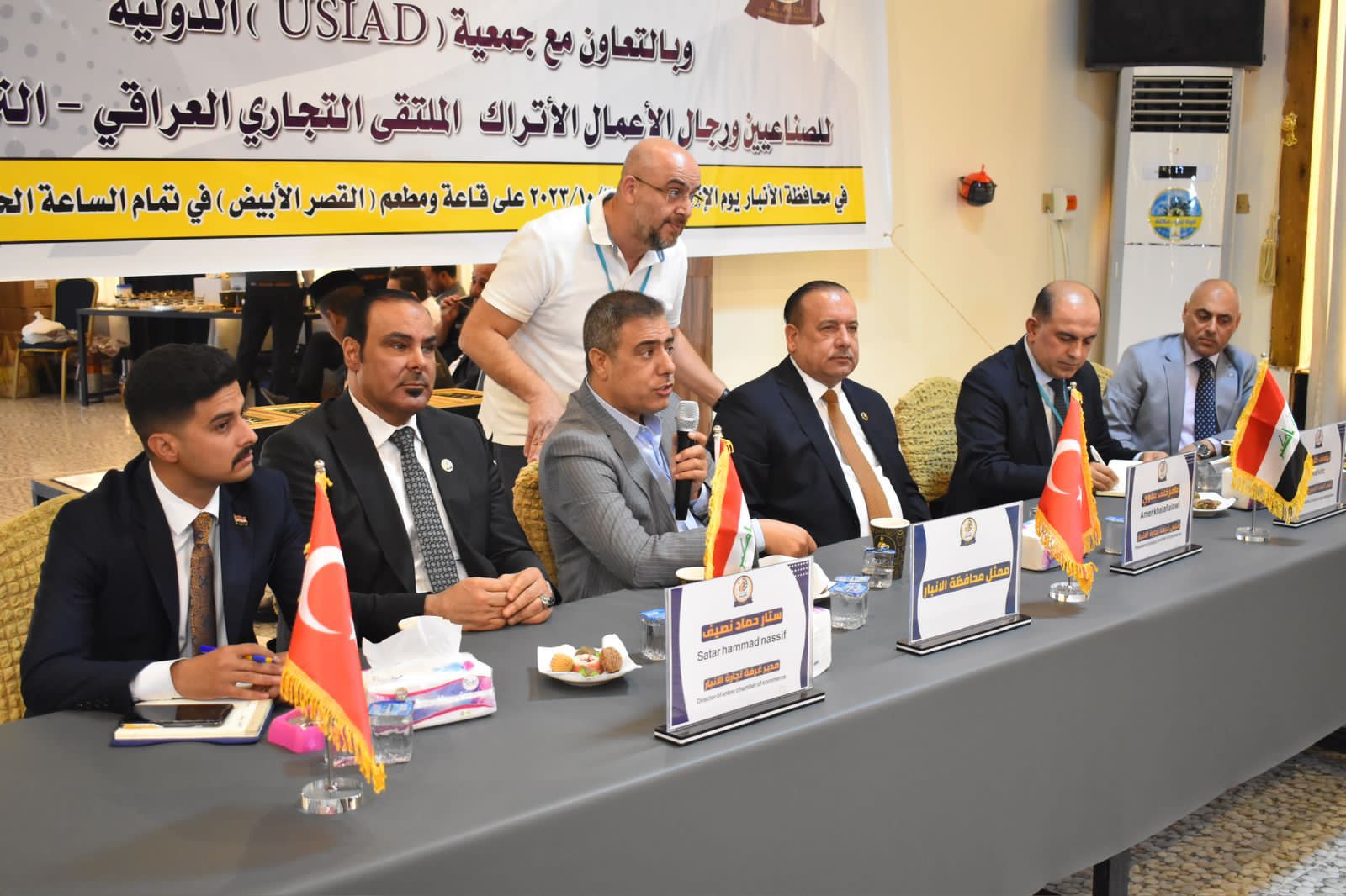 USİAD heyeti Ramadi'ye giderek temaslarda bulundu