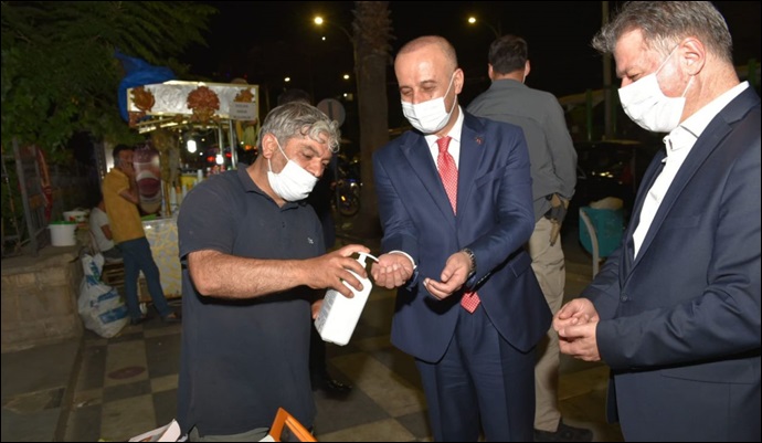 Vali Abdullah Erin'den Gece Denetimi