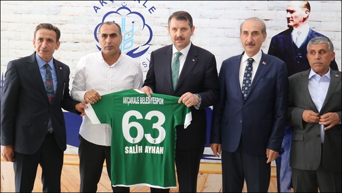 Vali Ayhan'dan Akçakale Belediyesine ziyaret-(VİDEO)