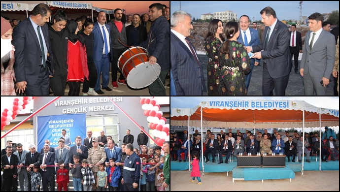 Vali Ayhan’ın Katılımı İle Viranşehir’de Gençlik Merkezinin Açılışı Yapıldı