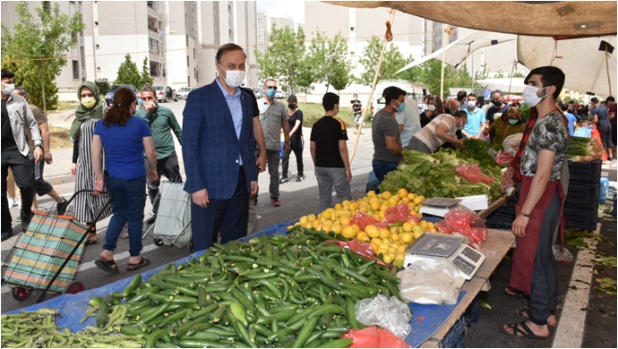 Vali Erin, Pazar Yerlerini Ziyaret Etti-(VİDEO)