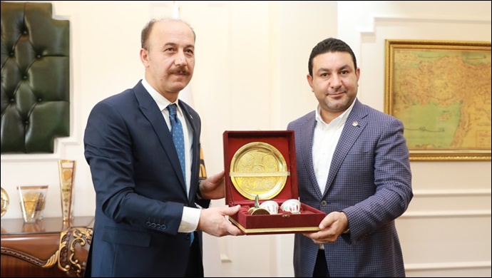 Vali Erin'den Başkan Özyavuz'a Ziyaret