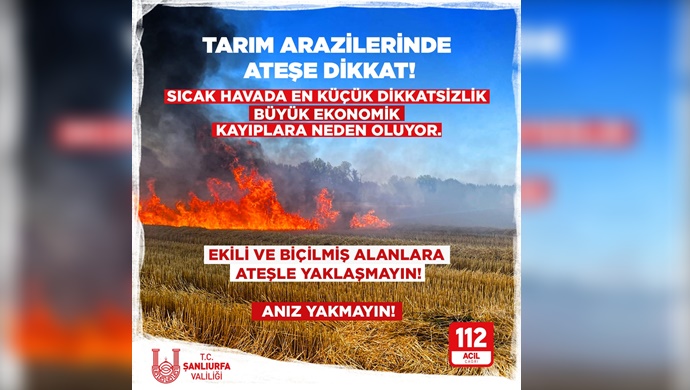 Vali Şıldak, Arazi Yangınlarına Karşı Vatandaşlara Seslendi