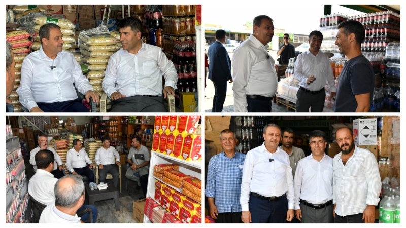 Vali Şıldak, Şanlıurfa Gıda Toptancılar Başkanı ve Yönetimini Ziyaret Etti