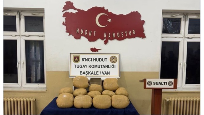 Van'da 100 kilogram uyuşturucu ele geçirildi