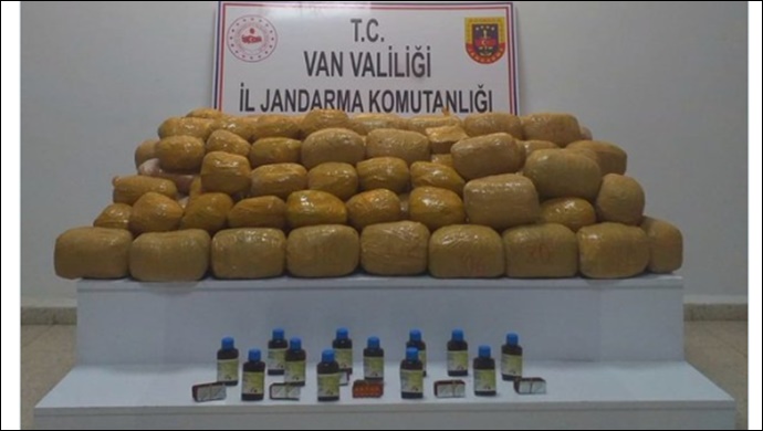 Van'da 211 kilogram toz esrar ele geçirildi
