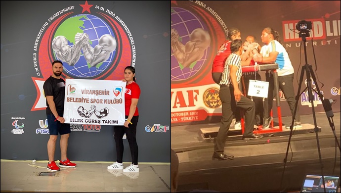 Viranşehir Belediye Sporcusu Göğsümüzü Kabarttı