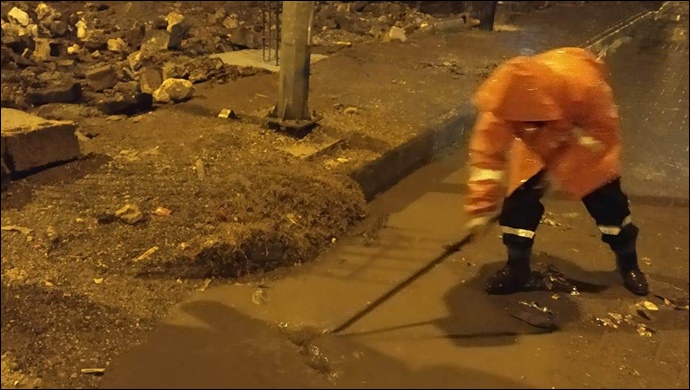 Viranşehir Belediyesi Yağışlar İçin Teyakkuza Geçti