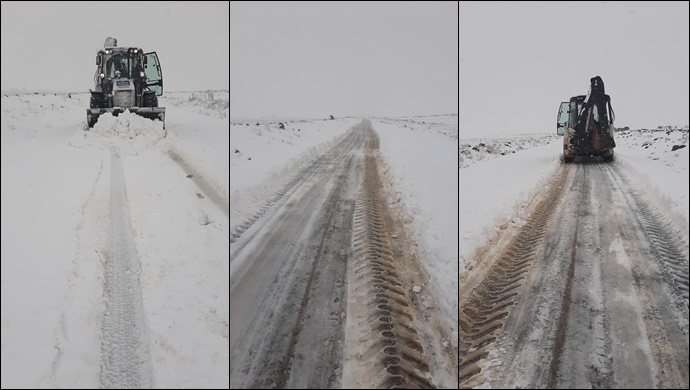Viranşehir Belediyesi, Kırsalda da Karla Mücadele Ediyor