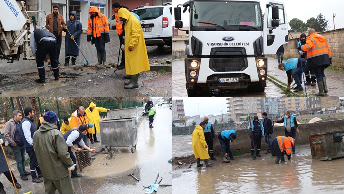 Viranşehir Belediyesi Olası Olumsuzluklara Karşı Teyakkuzda