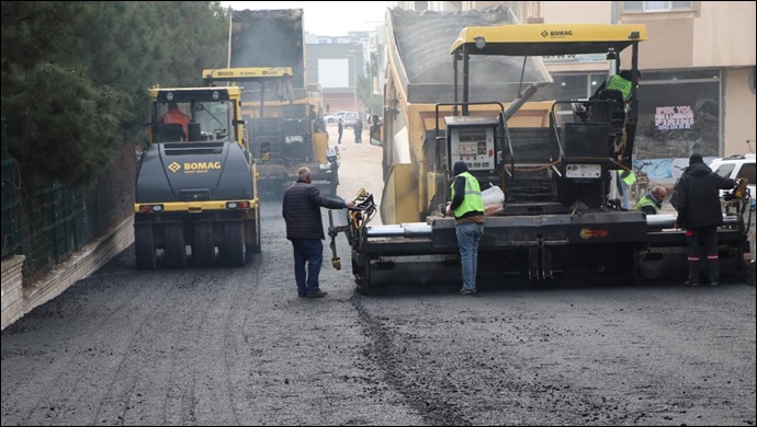 Viranşehir Beleidyesi'nden Bahçelievler Mahallesi'ne sıcak asfalt