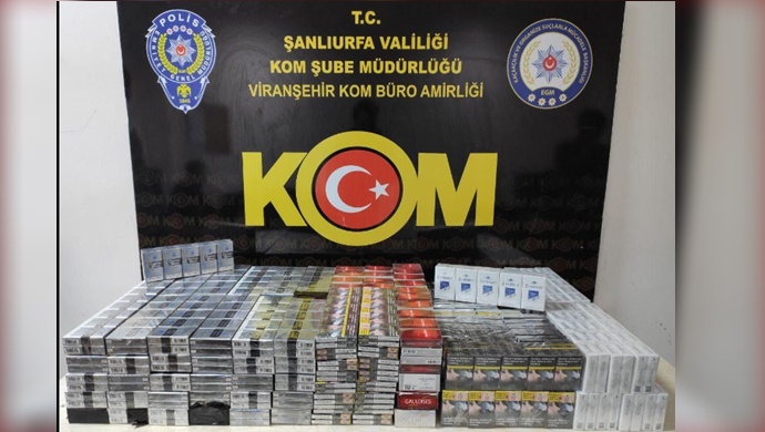 Viranşehir 'de kaçakçılık operasyonu