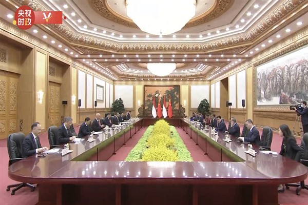 Xi Jinping, Endonezya Devlet Başkanı Joko Widodo'yla görüştü