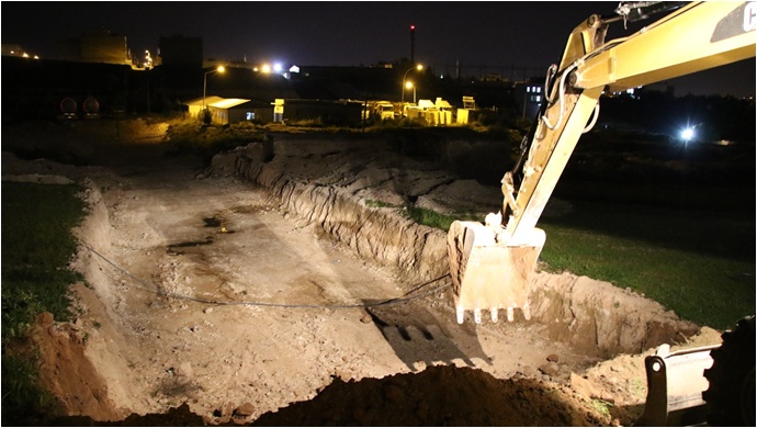 Yeni Yollar İçin Ekipler Gece Mesaisinde-(VİDEO)