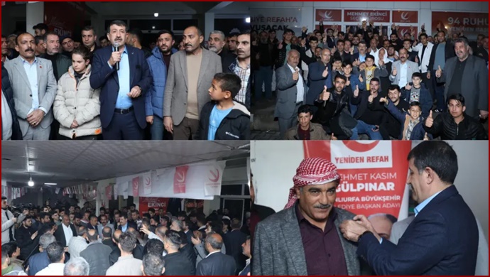 Yeniden Refah ile Mehmet Ekinci 'ye tam destek