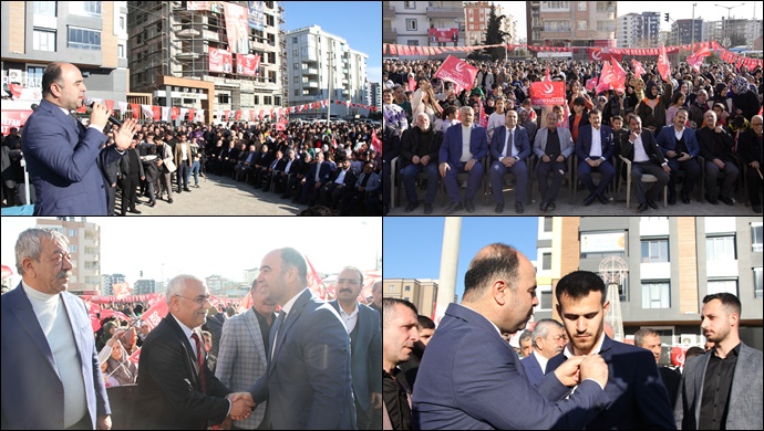 Yeniden Refah’ın Karaköprü’deki Mahalle Buluşmasına Yoğun Katılım-(VİDEO)