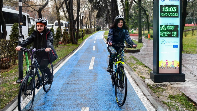 Yerli Ve Milli Bisiklet Sayaçları Bisiklet Yollarında Kullanılmaya Başlandı