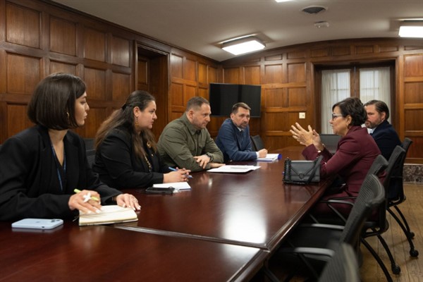 Yermak, ABD'nin Ukrayna Ekonomik İyileşme Özel Temsilcisi Pritzker ile bir araya geldi
