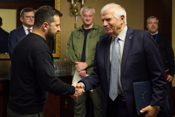 Zelenski, AB Dış İlişkiler ve Güvenlik Politikası Yüksek Temsilcisi Borrell ile görüştü