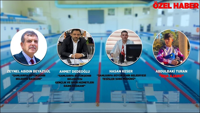 Şanlıurfa Büyükşehir’de yüzlerce çocuk yüzme öğreniyor