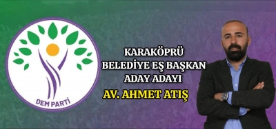 Avukat Ahmet Atış Karaköprü'den aday adayı oldu