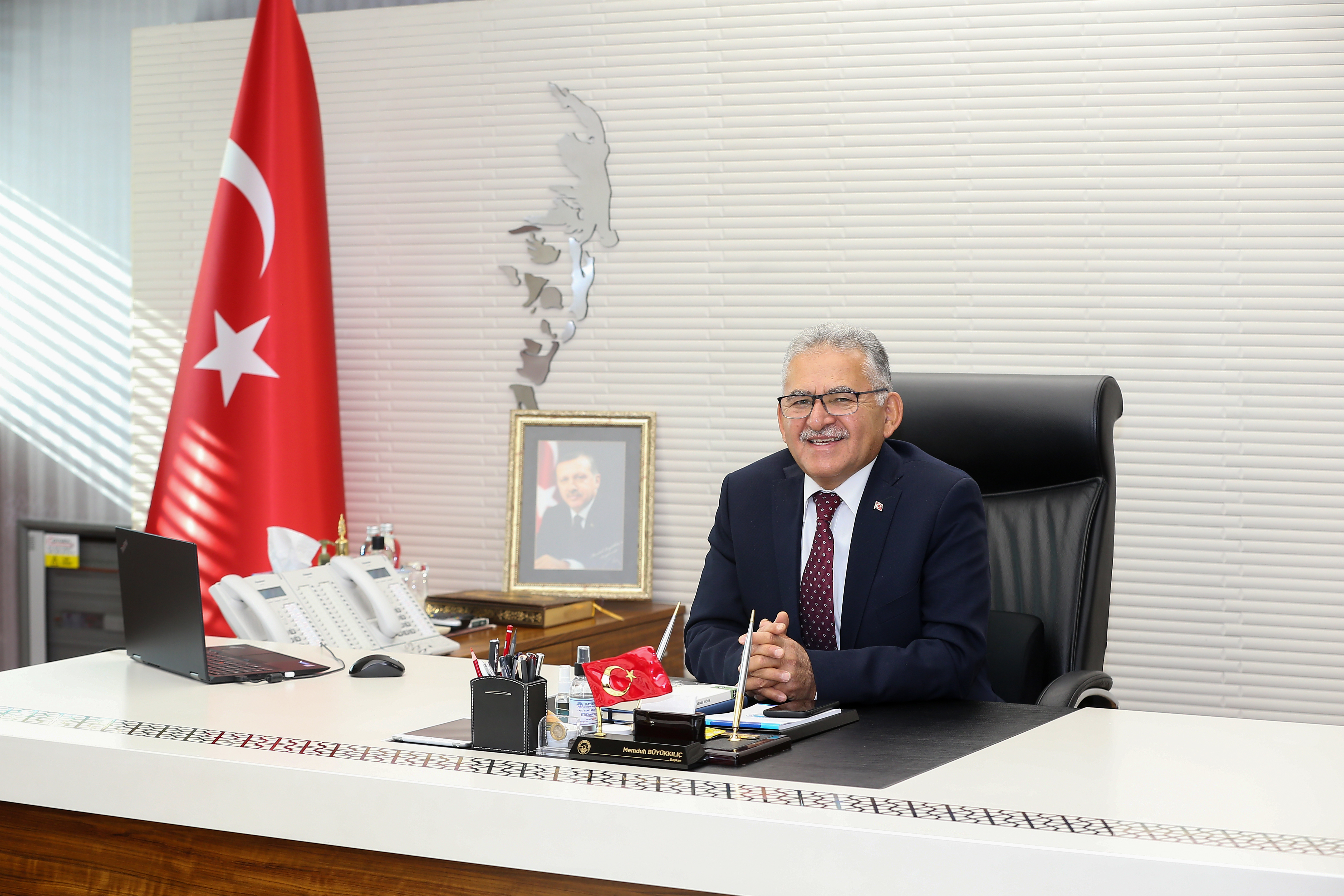 Başkan Büyükkılıç, Atatürk'ün Kayseri'ye gelişinin 104. yıl dönümünü kutladı