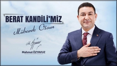 Başkan Özyavuz'dan Berat Kandili Mesajı