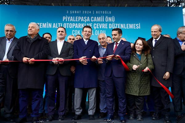 Beyoğlu, Piyalepaşa Otoparkı ve Meydanı hizmete açıldı