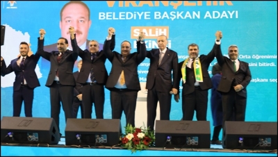 Cumhurbaşkanı Erdoğan, Viranşehir Belediye Başkanı Salih Ekinci İle Yola Devam Dedi