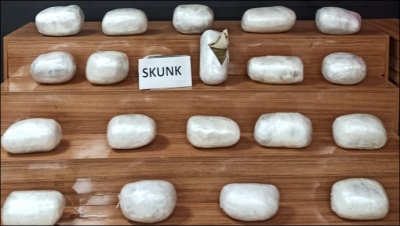 Şanlıurfa'da 20 kilogram Skunk ele geçirildi