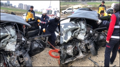 Şanlıurfa'da otomobiller çarpıştı:1 ölü,2 yaralandı